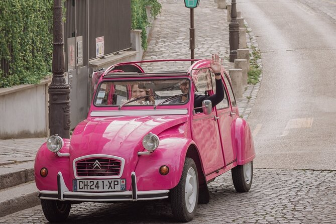 2 Hours Private Guided Tour in a Pink Citroën 2CV - Notre Dame and the final stretch through central Paris