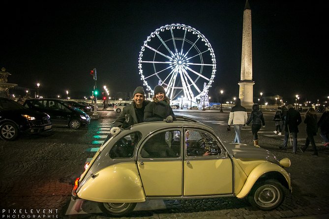 2CV tour by night - The Panthéon and the Latin Quarter