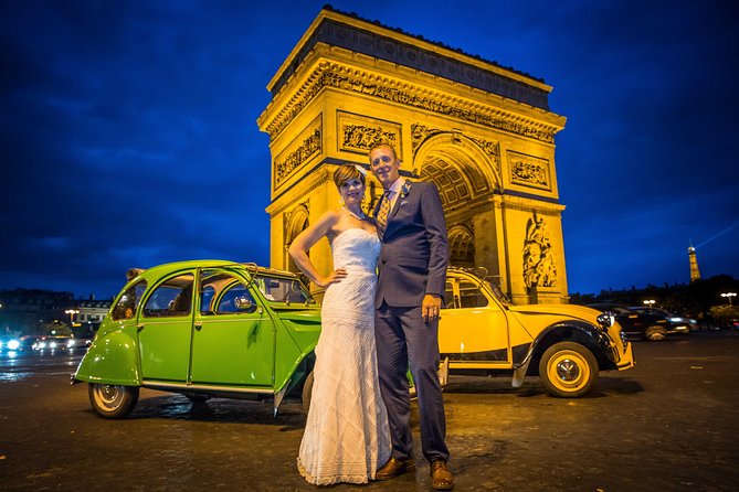 2CV tour by night - Grand Palais, Petit Palais, and the western squares