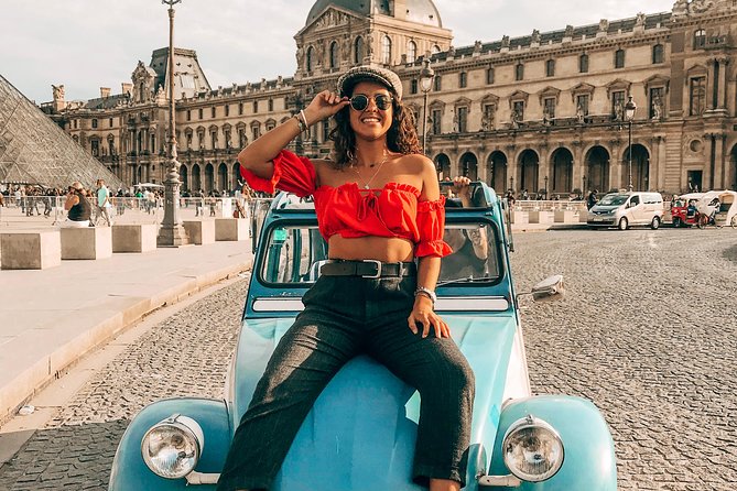 3H Grand Paris Tour in 2CV CITROEN - Place de la Concorde to the Arc de Triomphe