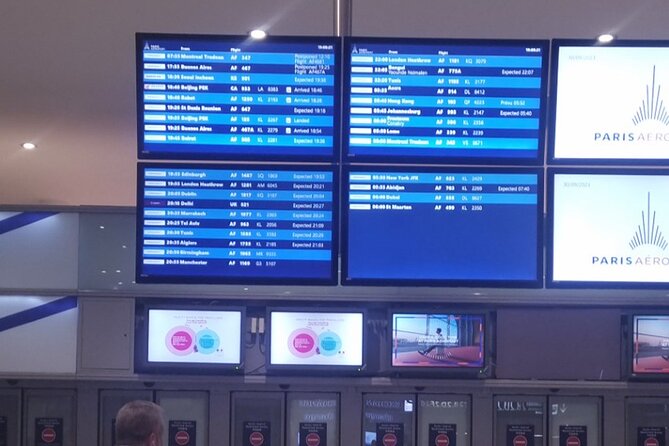 Airport Transfer Paris - Disneyland - Minivan 1-8 Passengers - A closer look at the airport choices