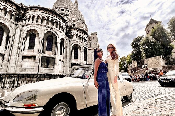 All of Paris Tour in a Vintage Open-Top French Car Citroen DS - The Eiffel Tower and the Seine