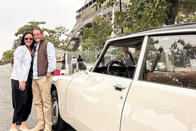 All of Paris Tour in a Vintage Open-Top French Car Citroen DS - Louvre, Notre-Dame, and the historic center