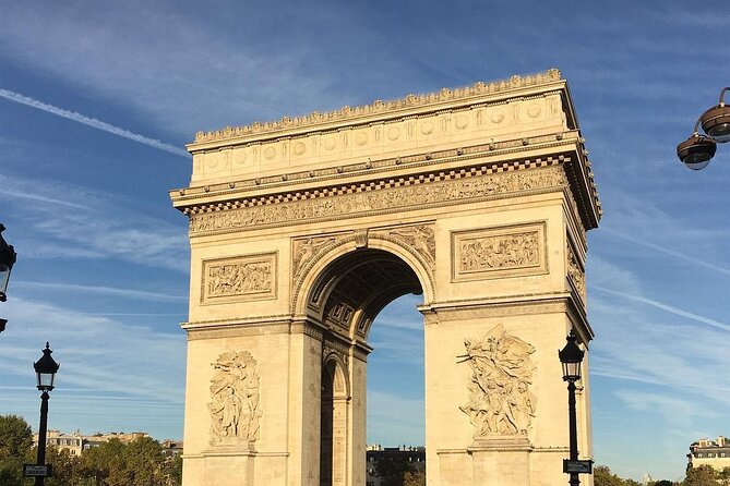 Arc de Triomphe Priority Tickets - Optional Private Guide - The monument below the rooftop