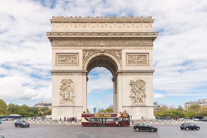 Arc de Triomphe Self-Guided Ticket & Big Bus Hop-On Hop-Off - Starting at 11 Avenue de l’Opéra