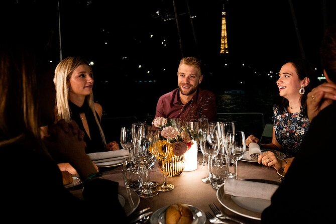 Bateaux Parisiens Seine River Gourmet Dinner & Sightseeing Cruise - The Seine route, from Pont Alexandre III to Notre Dame