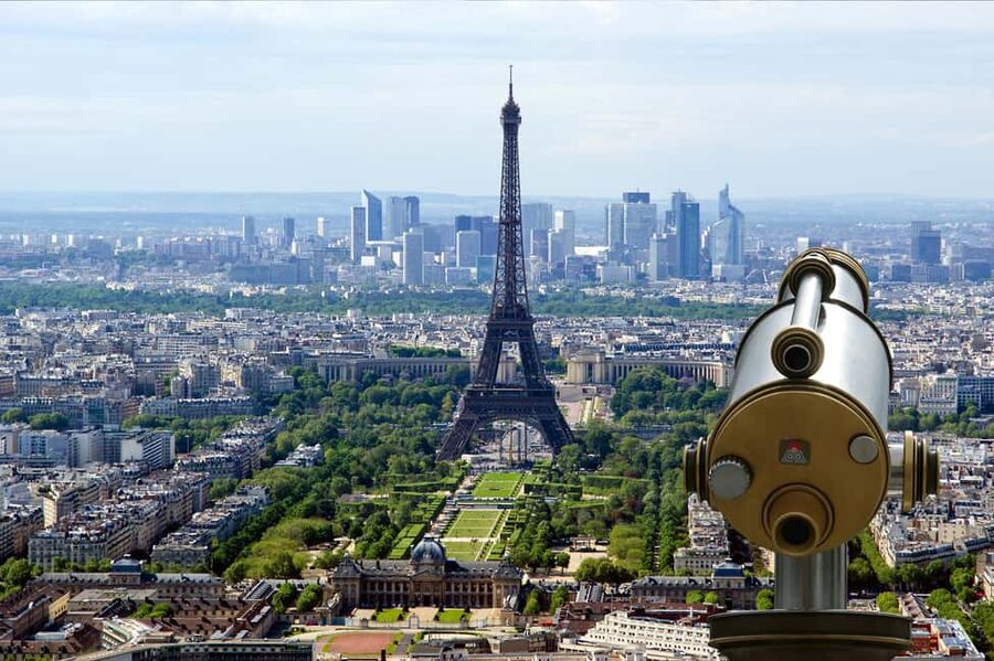 Best View of Paris: Montparnasse Tower Guided Tour - Boulevard du Montparnasse and the café crowd