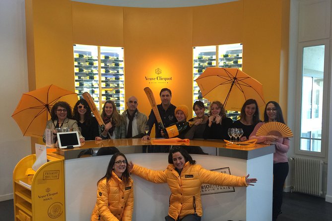 Champagne Private Tour Veuve Clicquot Tasting from Reims Epernay - Hautvillers and Dom Perignon
