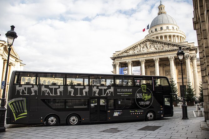 Champs-Elysées Lunch and Champagne on a Panoramic Bus - Along the Seine and past Notre-Dame
