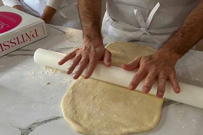 Croissants and pains au chocolat with a pastry chef in Paris - Shaping croissants and pains au chocolat