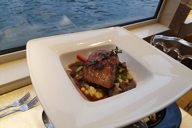 Dinner Cruise Prestige Check-out from the Eiffel Tower - Drinks, bread, and the final bill