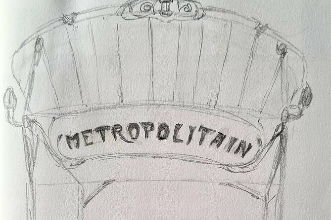 Drawing workshop / creative notebook during an unusual walk in Montmartre - How much drawing do you really get?
