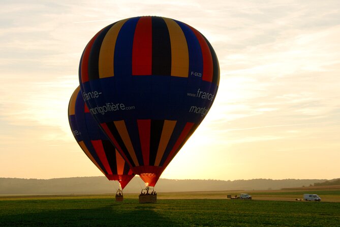Fontainebleau Forest Half Day Hot-Air Balloon Ride with Chateau de Fontainebleau - Landing, packing up, and the champagne toast