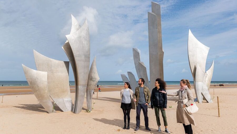 From Paris: 2-Day Normandy & Brittany Tour - Omaha Beach brings the history into focus