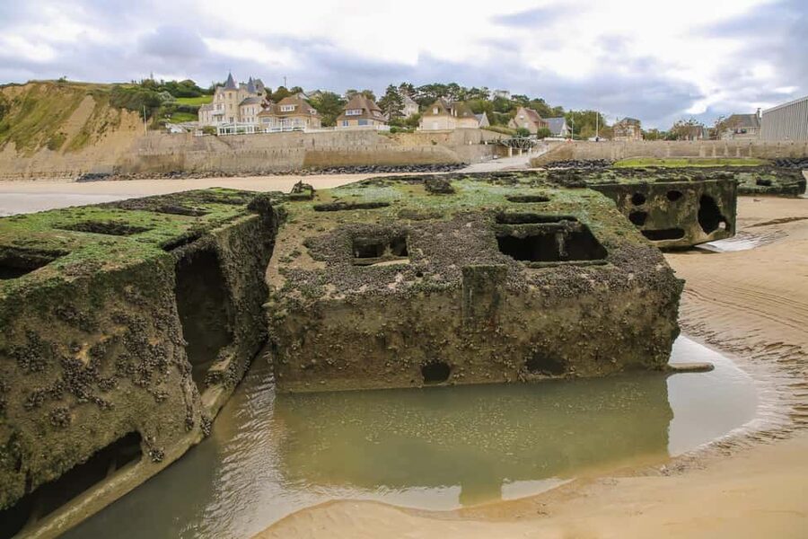 From Paris: Normandy D-Day Beaches Day Trip - Arromanches combines lunch with the Mulberry harbor