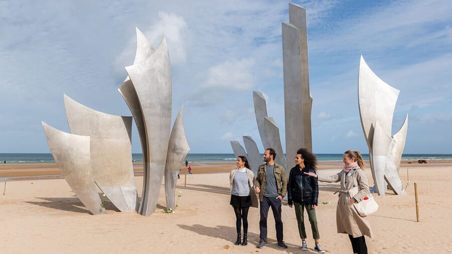 From Paris: Normandy D-Day Beaches Day Trip with Lunch - Omaha Beach and the price of the first assault