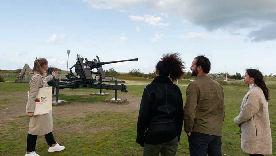 From Paris: Normandy D-Day Beaches Day Trip with Lunch - Arromanches and the remains of Mulberry Harbour