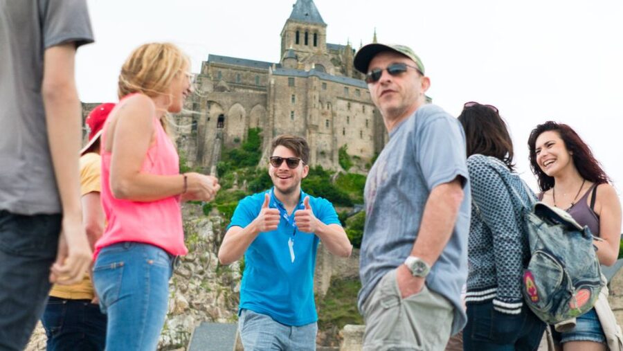 From Paris: Small-Group Mont St Michel Tour & Cider Tasting - The Avranches stop and the road to the island