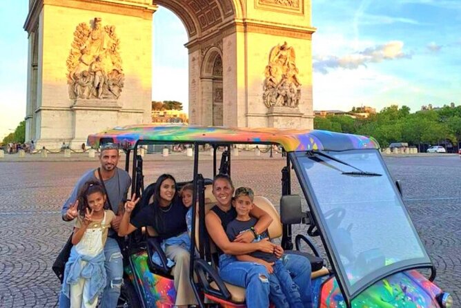 Guided and Private Tour of Paris by Golf Cart - Arc de Triomphe and the Flamme de la Liberté
