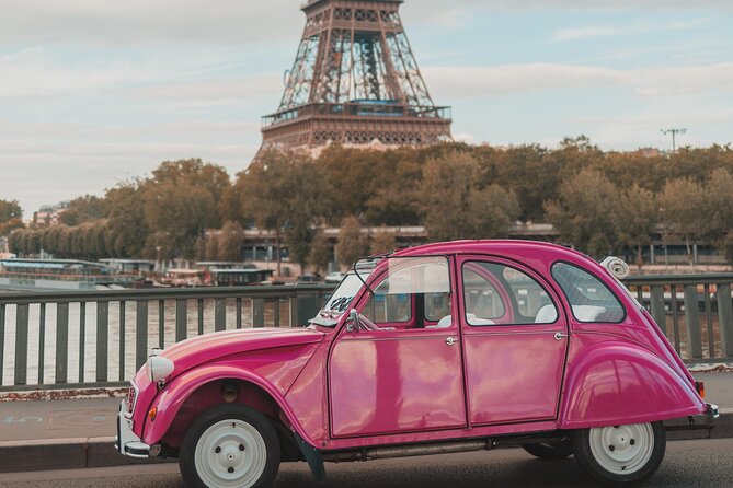 Half Day Private Tour in Paris with Pink Citroen 2CV - The Arc de Triomphe and the Champs-Élysées