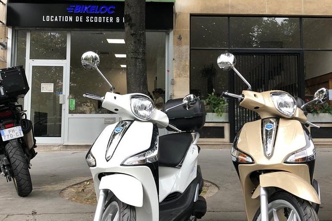 Liberty scooter rental Piaggio 50cc (4T) Paris - The 470 euro deposit and the biggest caution