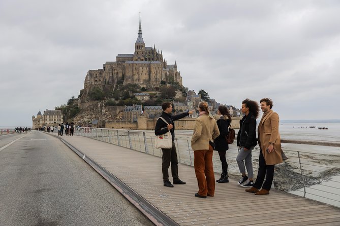 Mont Saint Michel Guided Day Trip with Abbey Entry from Paris - First Sight of the Island and Bay