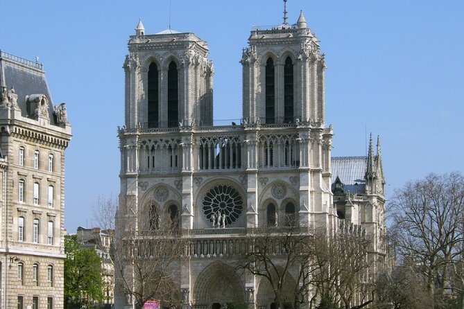 Notre Dame Paris Outdoor Tour with Crypt Entry - The cathedral interior requires a separate plan