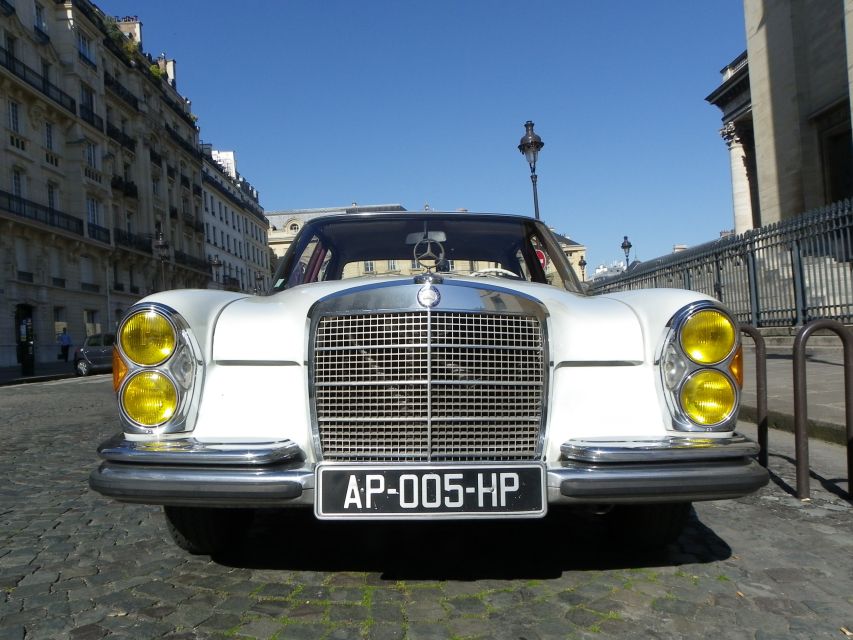 Paris: 2.5-Hour Guided Vintage Car Tour and Wine Tasting - The Return Through Odéon, the Panthéon, and La Sorbonne