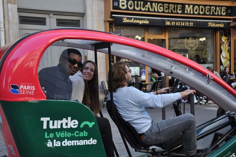 Paris: 2 hours Emily Tour in a Private Rickshaw bike - Starting at Saint-Michel Fountain