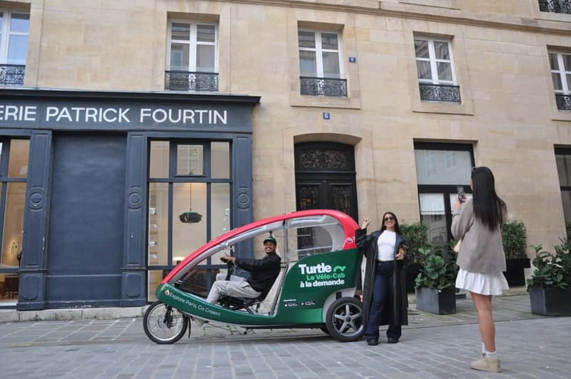 Paris: 2 hours Emily Tour in a Private Rickshaw bike - Luxembourg Gardens and Saint-Germain-des-Prés