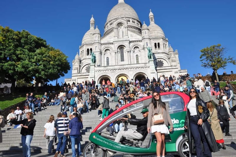 Paris: 2 hours Emily Tour in a Private Rickshaw bike - Ending at Place de Valois