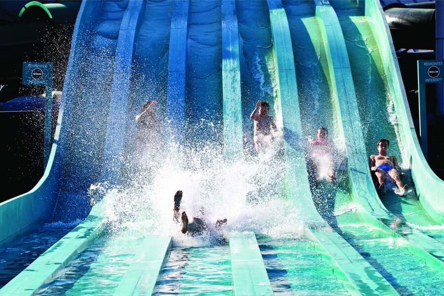 Paris: Aquaboulevard Water Park Entrance Ticket - The 11 slides are the main event