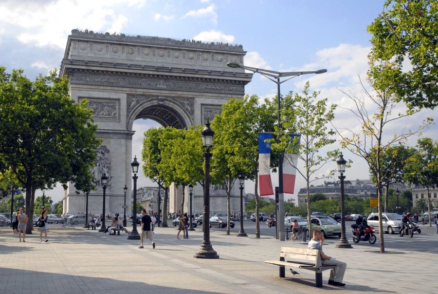 Paris: Arc de Triomphe Entry and Walking Tour - The Champs-Élysées from royal route to famous avenue