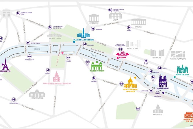 Paris: Batobus Hop-On Hop-Off Cruise & Landmarks Audio Tour - A 24-hour pass, not just a two-hour cruise