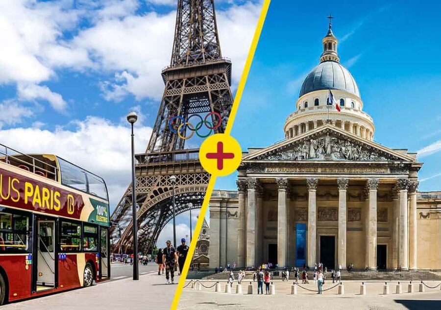 Paris: Big Bus Hop-on Hop-off Tour and Pantheon entrance - The views from the upper deck