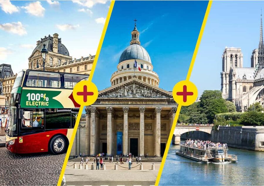 Paris: Big Bus Hop-on Hop-off Tour and Pantheon entrance - What you can expect from the bus route