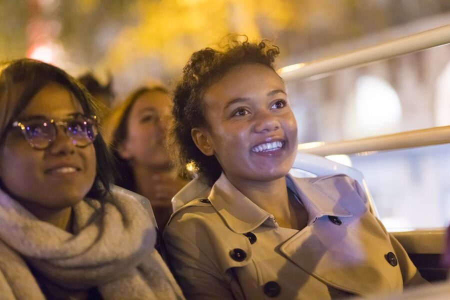 Paris: Big Bus Hop-on Hop-off Tour & Panoramic Night Tour - The Louvre and the long sweep of central Paris