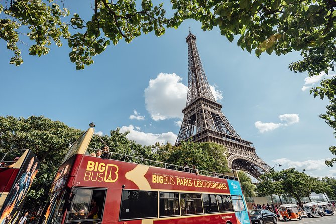 Paris Big Bus Hop-On Hop-Off Tour with Optional River Cruise - The 10-stop Red Route, from Louvre to Palais Garnier