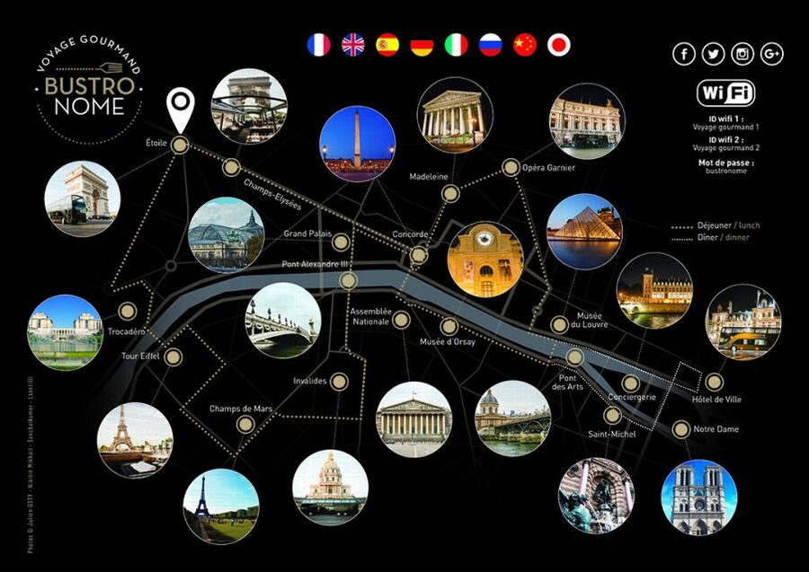 Paris: Bustronome Gourmet Dinner Tour - The Eiffel Tower stop is the evening’s big moment