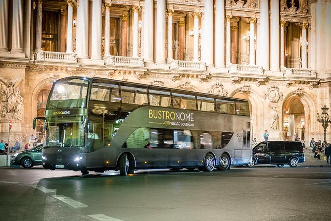 Paris Bustronome Gourmet Sightseeing Dinner on a Panoramic Bus - Audio, music, and the pace of the evening