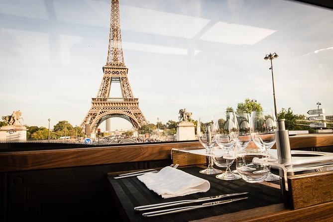 Paris Bustronome Gourmet Sightseeing Lunch on a Panoramic Bus - The audio guide is useful, but plan to use it