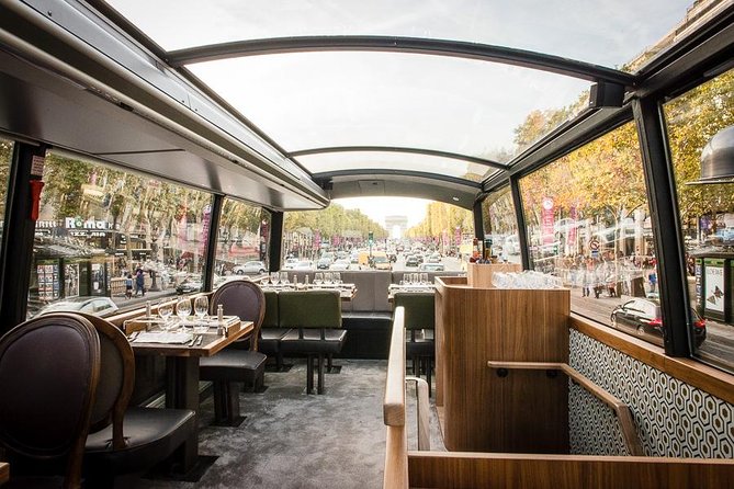 Paris Bustronome Gourmet Sightseeing Lunch on a Panoramic Bus - Who should book this lunch tour?