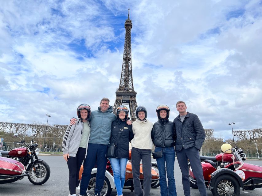 Paris by sidecar 1HR Tour - Arc de Triomphe and the grand Paris view