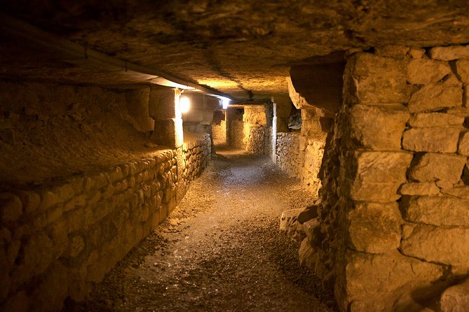 Paris Catacombs Tour - Walking through the main underground cemetery