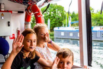 City and River Seine Tour on an Amphibious Bus