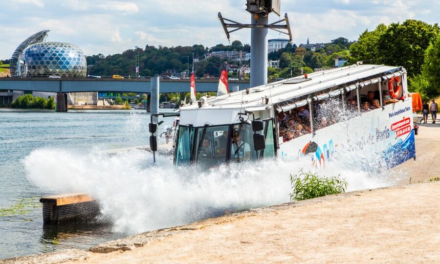 Paris: City and River Seine Tour on an Amphibious Bus - What $46 gets you