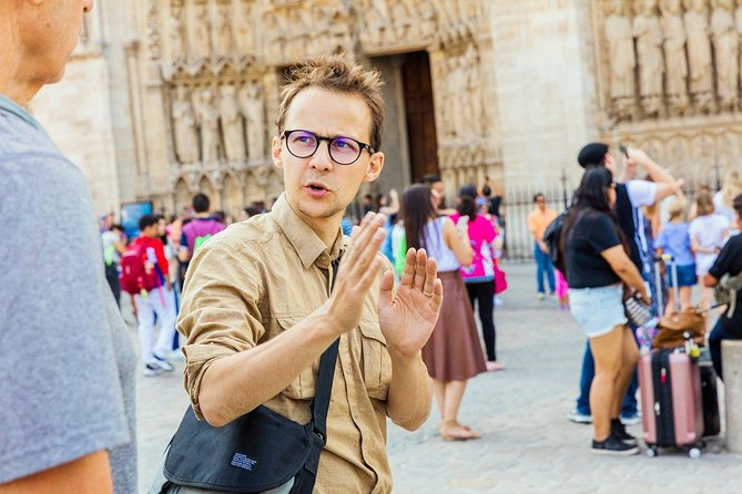 Paris City Center w/ Notre Dame interior | Exclusive Walking Tour - Entering Notre-Dame after the 2019 fire