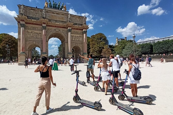 Paris City Tour by E-Scooter with Fun Guide (Small groups) - The Louvre from the outside