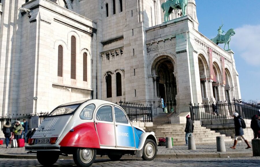 Paris: Classic Sites Tour by Vintage Citroen 2CV - Pont Alexandre III, the Grand Palais, and Place de la Concorde