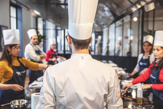 Paris Cooking Class with Ferrandi chef at Galeries Lafayette - Cooking French food inside Galeries Lafayette Haussmann